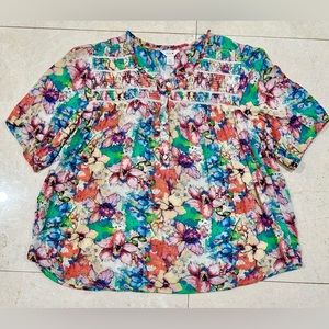 FLORAL BLOUSE BY INTRO